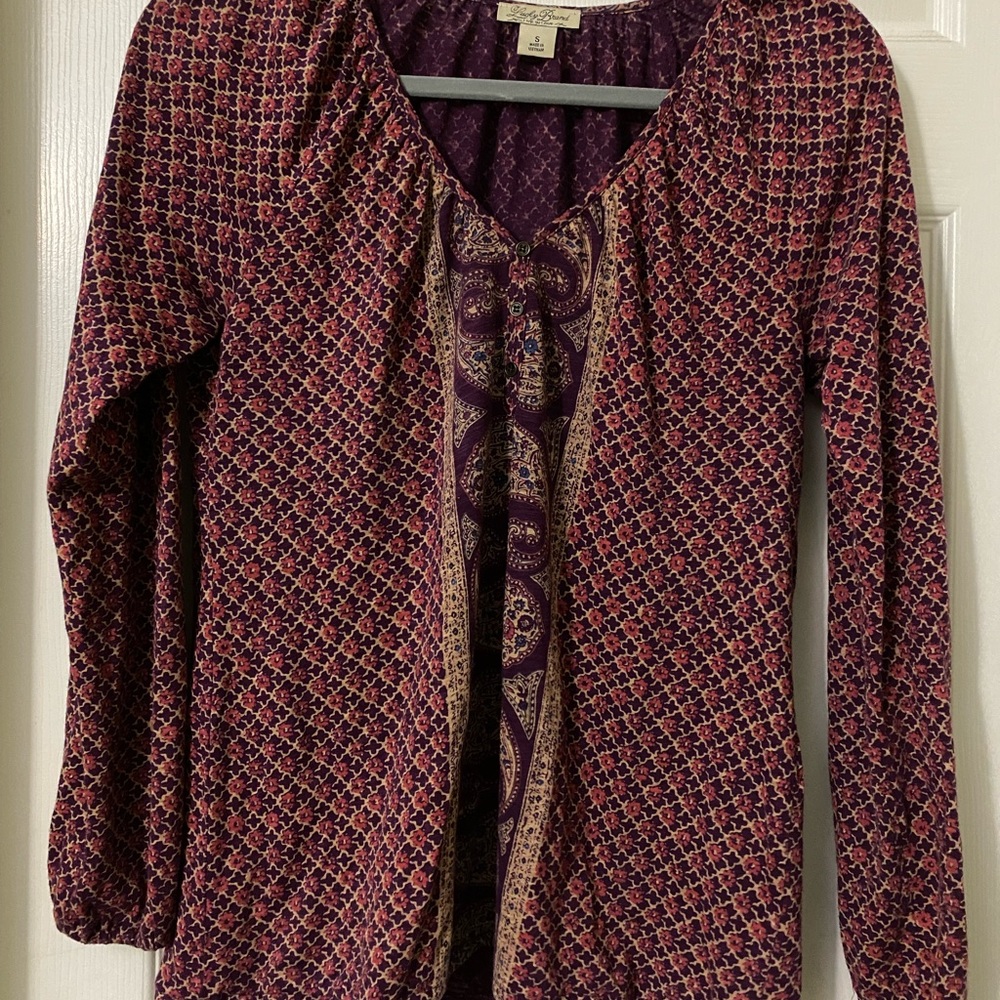 Lucky Brand long sleeve blouse